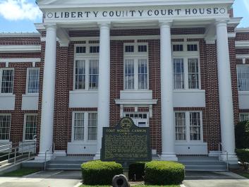 Historic Liberty County Courthouse in Downtown Hinesville. Photo by Tammy Lee Bradely