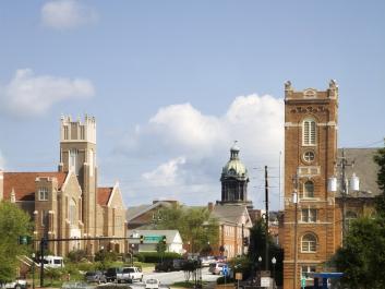 A view of the court square