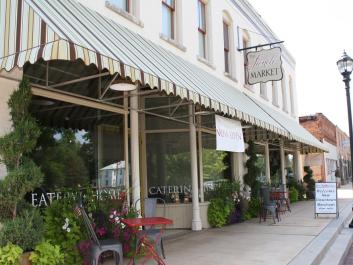 The French Market & Tavern is one of Historic Downtown Locust Grove's newest businesses featuring an eclectic mix of Southern and New Orleans cuisine.
