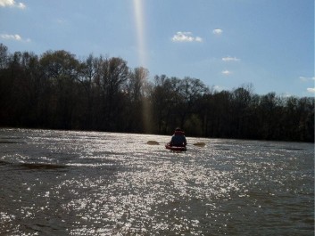Kayaking on the Ocmulgee River, Lumber City, GA