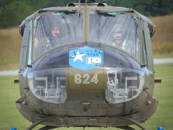 Front of the Lucky Star Huey