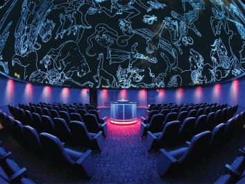Explore space, the constellations, and planets in Mark Smith Planetarium.
