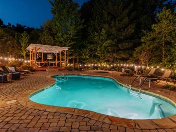 Salt Water Pool & Hot Tub
