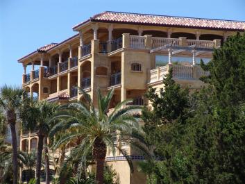 Exterior of Ocean Lodge.