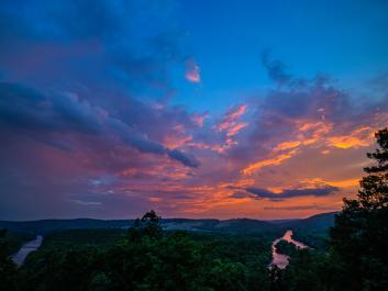 Sunset at the Bluff, breath taking!