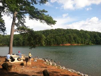 Red Top Mountain fishing