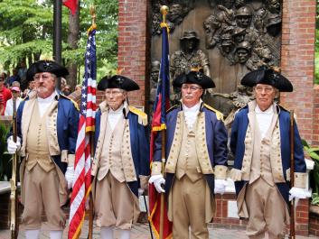 Sons of the Revolution Honor Guard during Roswell Remembers Memorial Day service.