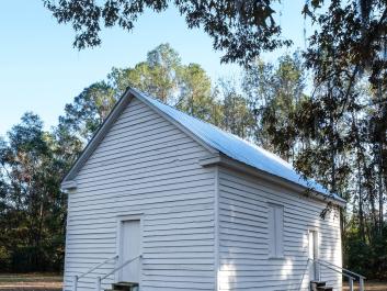 The one-room schoolhouse. Photo by Tammy Lee Bradley