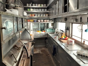 Southern Rwy diner kitchen