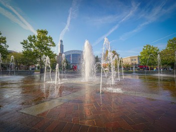 Big Splash Fountain at Town Center Park in Suwanee