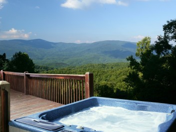 All of our cabins feature hot tubs!