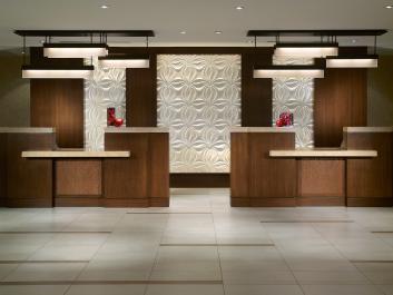 Lobby - Our stylish lobby offers a warm welcome.