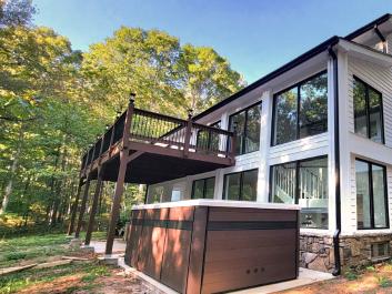 The backside of The Villa of South Conyers