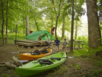 Chattahoochee Bend Platform Camping