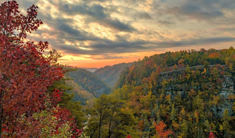 Tallulah Gorge State Park in Tallulah Falls, Georgia