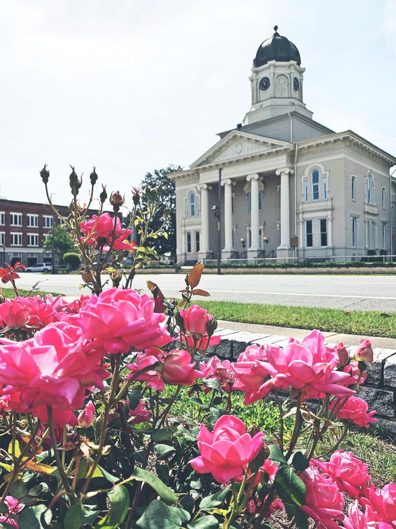 Pulaski County Courthouse in Hawkinsville, Georgia