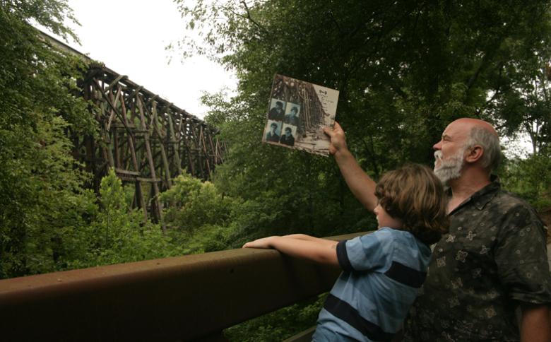 The Murmur trestle from R.E.M.'s album