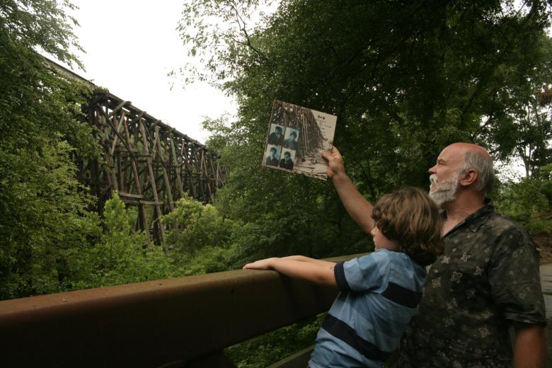 Dudley Park Railroad Trestle in Athens, Georgia