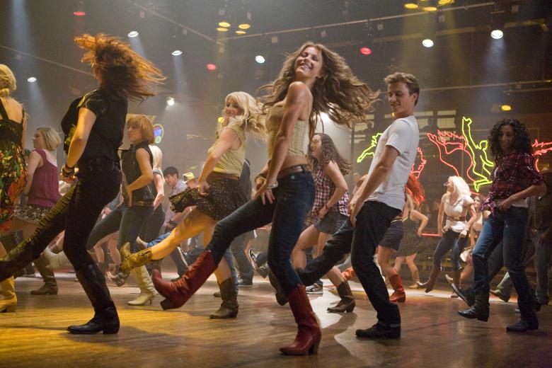Footloose dance scene at Electric Cowboy in Kennesaw
