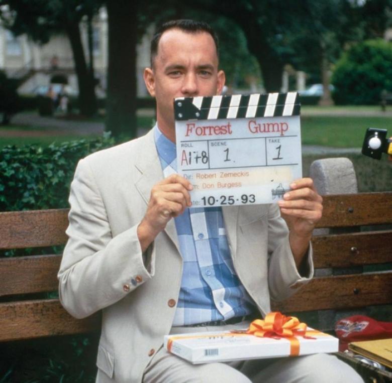 Tom Hanks filming Forrest Gump in Savannah