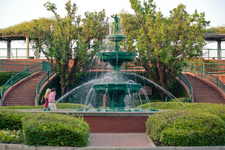 Fountain on the Augusta Riverwalk