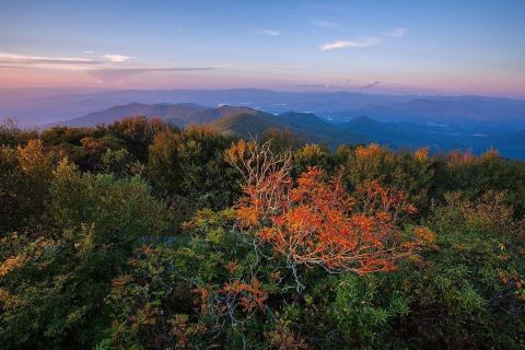 Brasstown Bald in Hiawassee, Georgia. Photo by Luke Theodorou