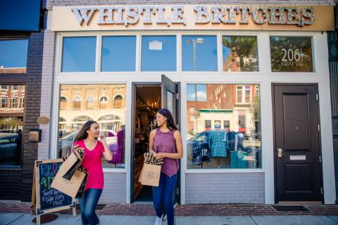 Shopping at Whistle Britches in Rome, Georgia