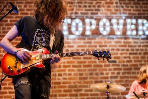 Turbo Fruits plays Savannah Stopover Music Festival. Photo by Geoff Johnson