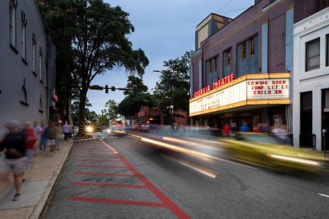 Street scene in Athens, Georgia. Photo by @benjamingalland