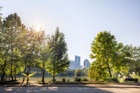 Piedmont Park in Atlanta. Photo by @benjamingalland