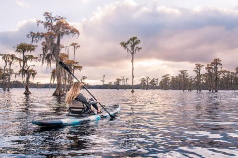 Kayaking in South Georgia. Photo by @cmurillophoto