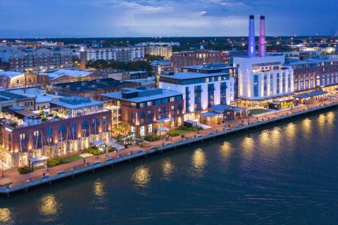 Exterior of Plant Riverside District in Savannah, Georgia