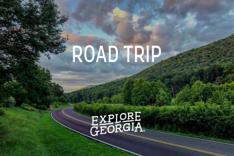 Spotify Road Trip playlist graphic