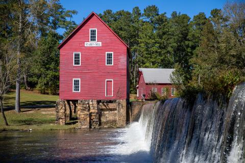 Starr's Mill Park near Senoia, Georgia
