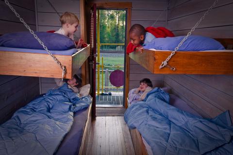 Sleep in a train at FLS Caboose in Folkston, Georgia