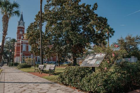 Queen Square in Brunswick, Georgia