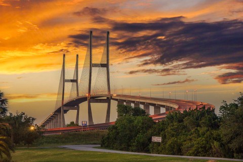 Sidney Lanier Bridge to Jekyll Island, Georgia