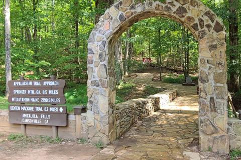 Appalachian Trail Approach Trail in Dawsonville, Georgia