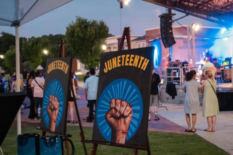 Live in the DTL Juneteenth celebration in Lawrenceville, Georgia