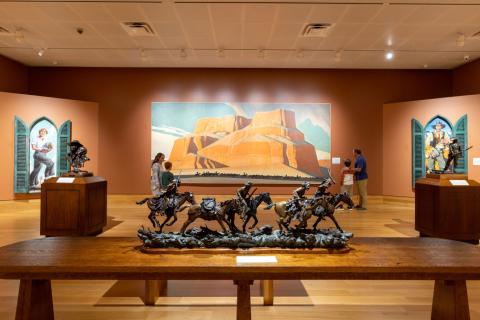 Western art at The Booth Museum in Cartersville, Georgia