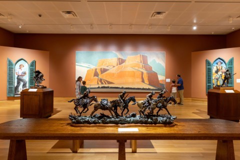 Western art at the Booth Western Art Museum in Cartersville, Georgia