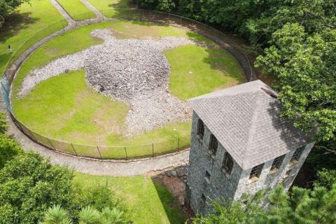 Rock Eagle Mound in Eatonton, Georgia