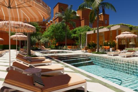 photo of hotel pool hotel bardo