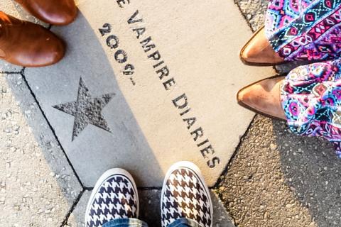 Covington Walk of Stars in Covington, Georgia. Photo courtesy Mystic Falls Tours