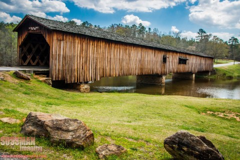 Watson Mill Covered Bridge in Comer, Georgia