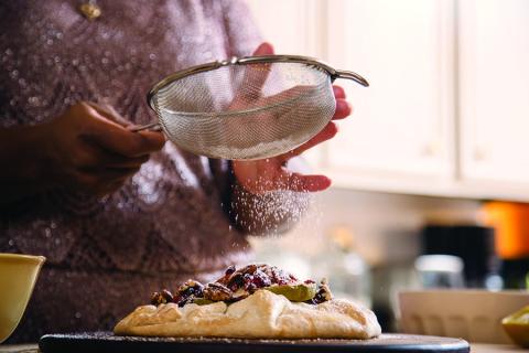 Apple, Cranberry and Pecan Galette