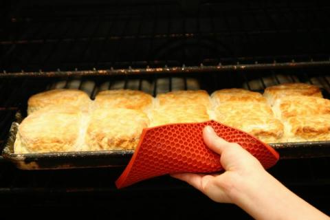 Made from scratch biscuits at The Sawmill Place in Blairsville, Georgia