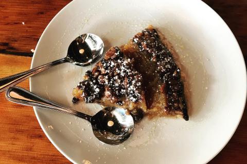 Chocolate Bourbon Pecan Pie in Savannah