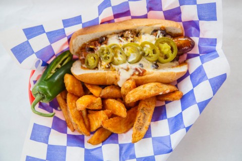 Delia's Chicken Sausage Stand in Atlanta, Georgia