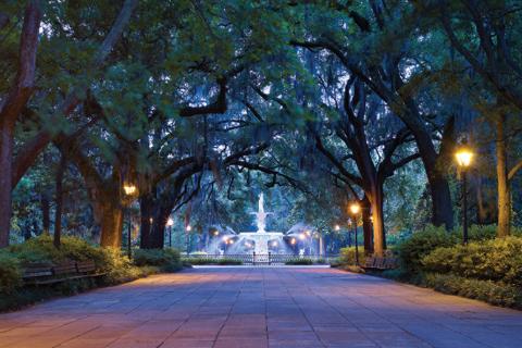 Forsyth Park in Savannah, Georgia